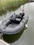 Great White 300 alu ribb Mercury 20 hk/el