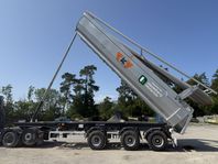 Tipptrailer med täckning