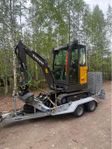 Minigrävare Volvo EC18E 2025 uthyres