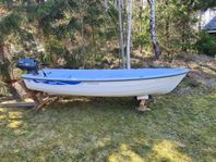 Roddbåt Terhi 385 med eller utan Yamaha 4 takt, 4 hk.