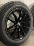 BMW Original 18” Fälgar – Svarta + Pirelli M+S däck – Kan 