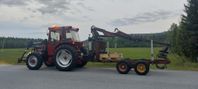 timmervagn med egen hydraulpump
