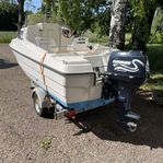 Ryds 485 FC -99 , Evinrude 4takt 40 hk -99 . Brenderup släp
