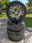 Dubbdäck suttit på Kia Niro. Alum fälg 4st. mycket bra skick