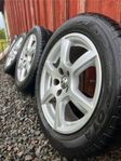  VW Polo 15” aluminiumfälgar – med äldre sommardäck 