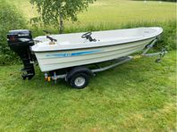 Crescent 432 rs Suzuki 25 4- takt 80km trailer