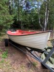 Motorbåt med 9.9hp Tohatsu