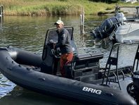 BRIG Navigator 570 Pilot, Evinrude 75hkr m 80 trailer (2020)