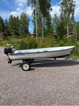 HR 430s  med Tohatsu 9,9 Sport (15hk) 4 takt
