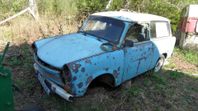 Trabant papper resevdelar kaross att renovera