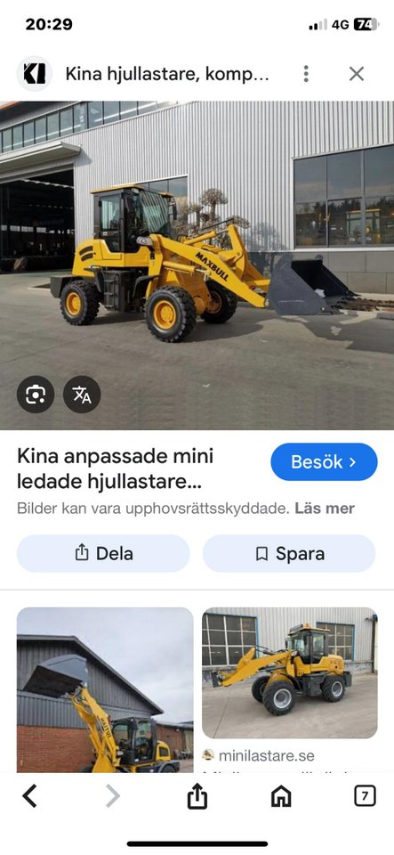 Hjullastare/Teleskopare sökes...