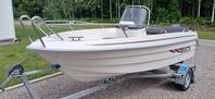 Motorbåt HR 442SC med Yamaha F 50 inkl. Tiki-trailer 80 km