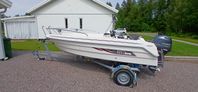 Motorbåt HR 442SC med Yamaha F 50 inkl. Tiki-trailer 80 km