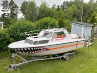 Finnspeed 555HT + 15hk Yamaha 4-takt + 80-trailer
