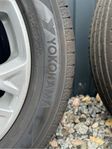Begagnade 17 tums sommardäck och aluminiumfälgar