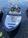Båt, Johnson 6hk motor + trailer 