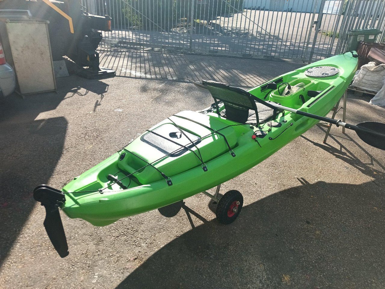 Kajak med elmotor.