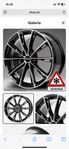 Helt nya 20x8.5 5x108 ET40 fälg med Goodyear F1 Eagle
