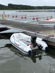Mercury Quicksilver 250 med motor 6hk
