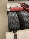 8x Alcoa aluminium fälgar 8.25 x22.5 med däck