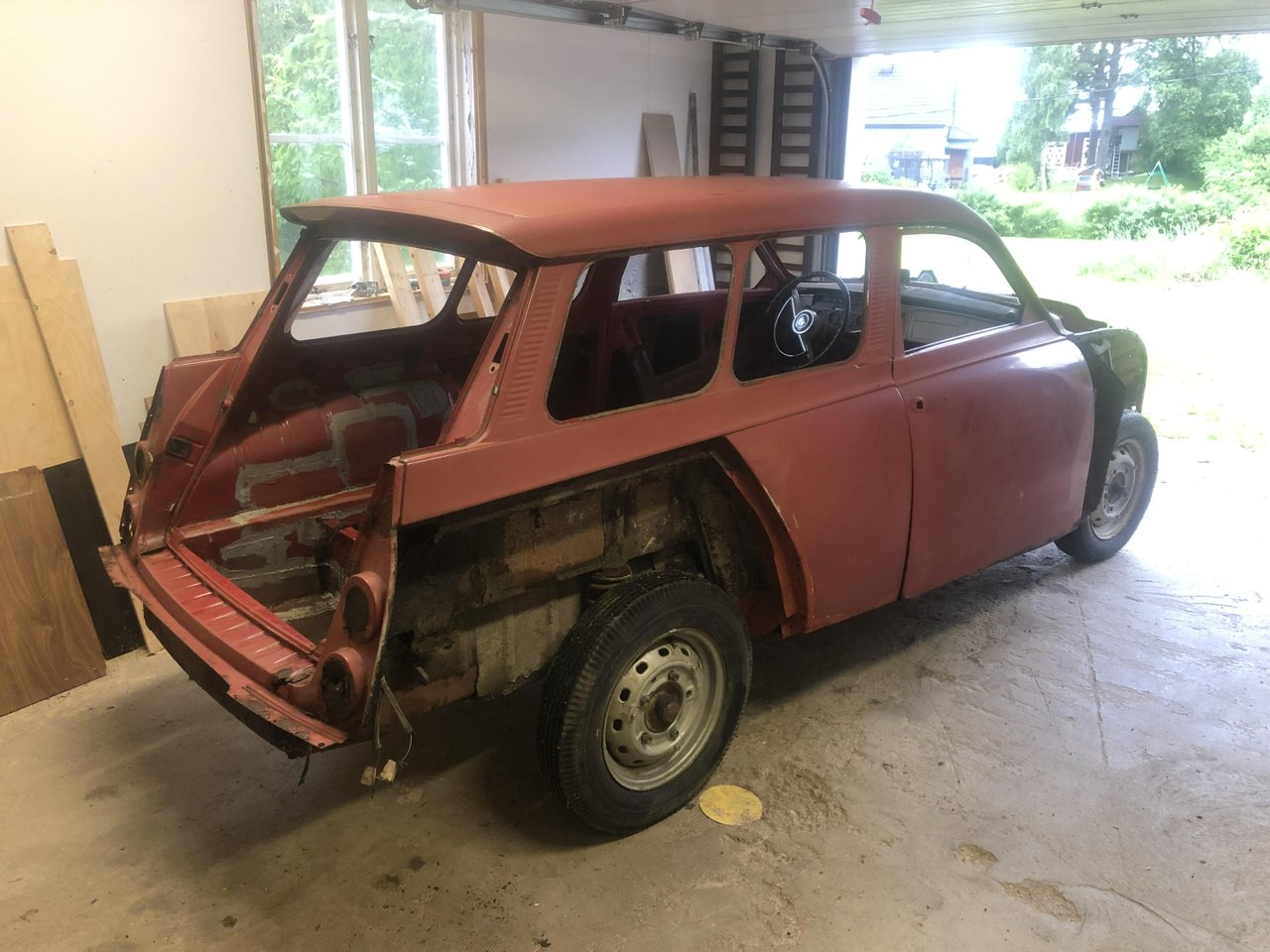 Saab 95 De Luxe 1962, Kortno...