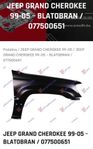 Jeep Grand Cherokee Stötfångare Framskärm Innerskärm Grill