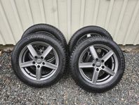 Vinterdäck m. dubb på fälg 16" MG/VW/Audi/Skoda