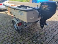 Crescent 410 15hk 4t Parsun 80kh/h kärra