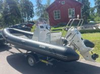 BRIGG 570L, Evinrude 75 E-tec, TK-trailer 80km/h, 