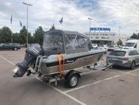 Yamarin Cross 49 BR 2017 + Yamaha 60 hk (2018) – Endast 83 h