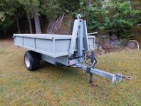 Lastväxlarkärra 3 ton med flak