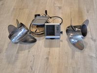 Garmin GPSmap 521S samt två mirage plus