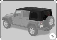 Jeep wrangler soft top original 