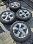 205/60R16 odubbade vinterhjul på alufälg