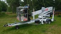 Skylift Dino 160 XT II och Minigrävare HR 12 uthyres.