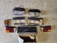 Usa front Volvo 240 & Mercedes-Benz w123