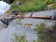 Stor båttrailer