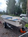 Äldre Örnvik med Honda 8 hp. Hondapropeller 150 hp9