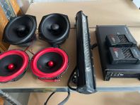 Cerwin Vega H71200.4 slutsteg samt högtalare