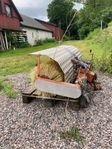 Roterande borste till traktor