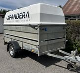 Brenderup LV1000 släp med kåpa