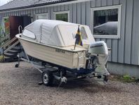 Herwa 16 och Honda BF 50 med få timmar