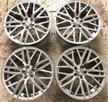 20” fälgar i nyskick Axe silver polerad 5x112 8.5x20 