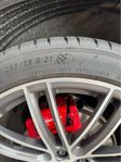 4 original Porsche fälgar inkl däck