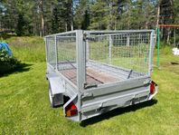 Släpvagn med galler