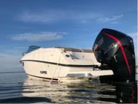 Flipper 650 DC Mercury 200hk V8 PRO XS + 80 Trailer! 