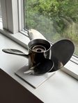Rostfri 4-bladig PowerTech propeller till Suzuki/Johnson