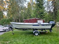 Styrpulpet 480 + Yamaha 25 hk 4-takt + Båttrailer 80km/h