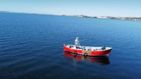 Dykbåt, fiskebåt, arbetsbåt.