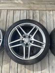 Mercedes fälgar AMG 18 tum plus 2 st däck 